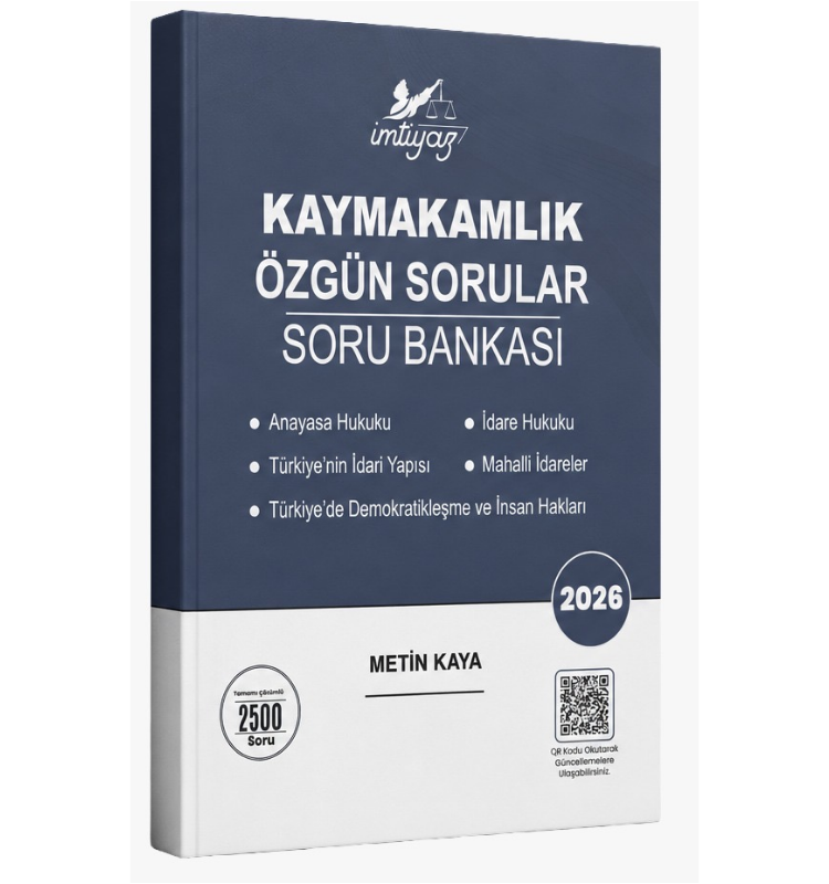 Kaymakamlık Özgün Sorular 2026- İmtiyaz Yayıncılık