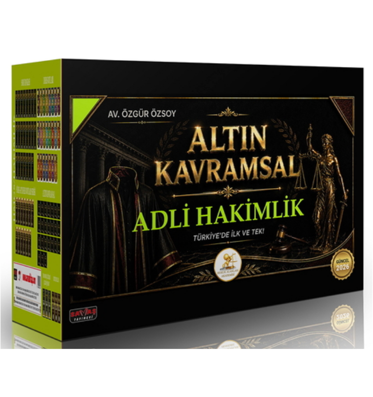 HUKAL Altın Kavramsal Adli Hakimlik Seti 2026- Savaş Yayınları