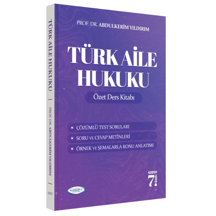 Türk Aile Hukuku 7. Baskı Monopol Yayınları