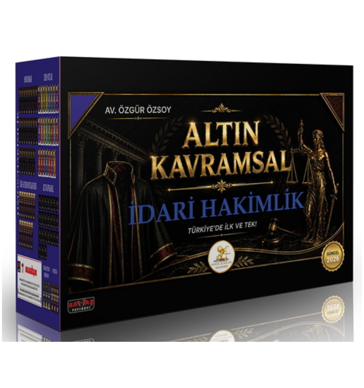 HUKAL Altın Kavramsal İdari Hakimlik Seti 2026-Savaş Yayınları
