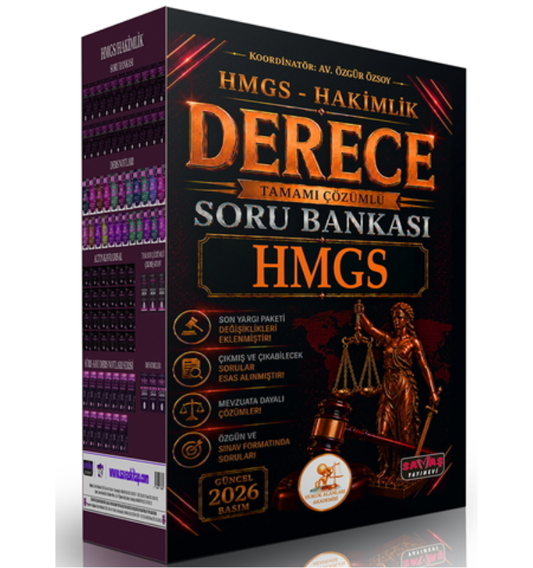 HUKAL HMGS Derece Tamamı Çözümlü Soru Bankası Seti Savaş Yayınları 2026