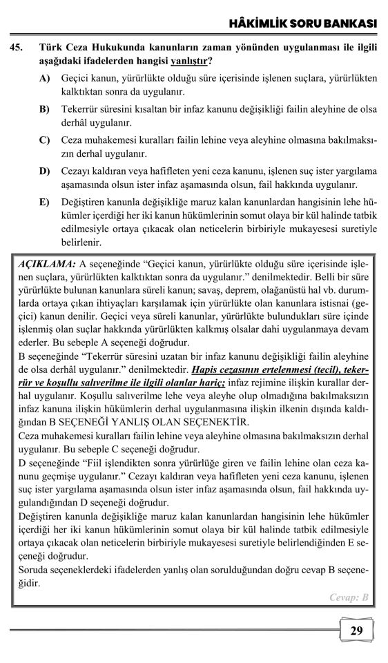 Ahde Vefa Ceza Hukuku Genel Hükümler Soru Bankası Monopol Yayınları