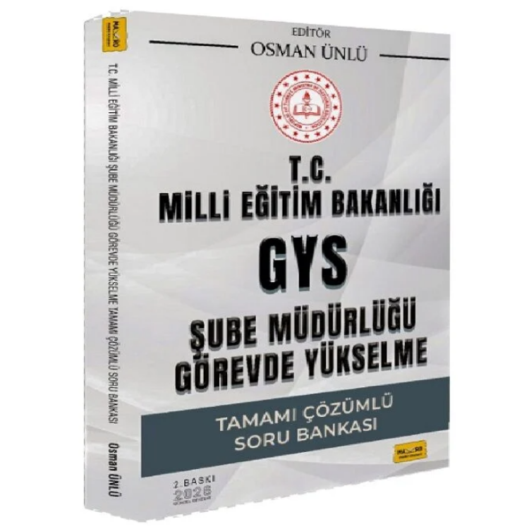 2026 T.C. Milli Eğitim Bakanlığı GYS Şube Müdürlüğü Soru Bankası -Makro Kitabevi