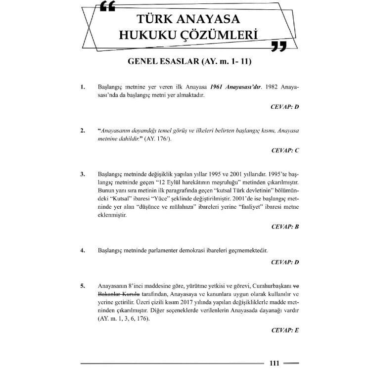 HMGS Anayasa Hukuku Anayasa Yargısı Soru Bankası 3. Baskı Monopol Yayınları