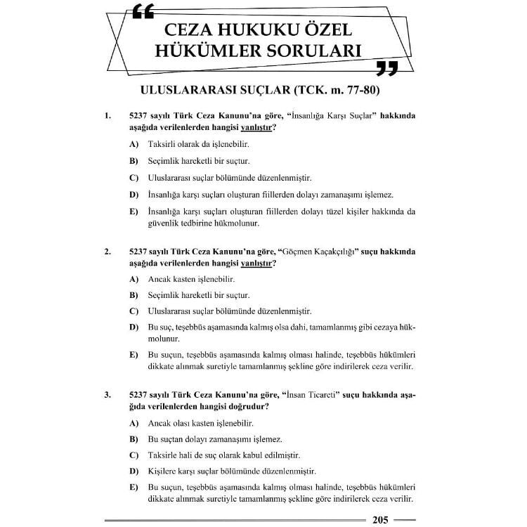 HMGS Ceza Hukuku Genel – Özel – CMK Soru Bankası 3. Baskı Monopol Yayınları