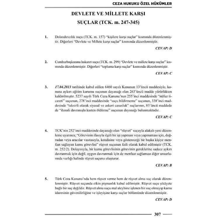 HMGS Ceza Hukuku Genel – Özel – CMK Soru Bankası 3. Baskı Monopol Yayınları