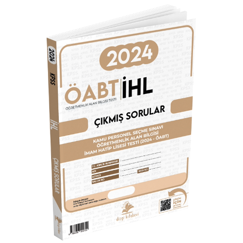 ÖABT MEB-AGS İmam Hatip Lisesi Öğretmenliği 2024 Sınavı Çıkmış Sorular Çözümlü Dizgi Kitap Yayınları