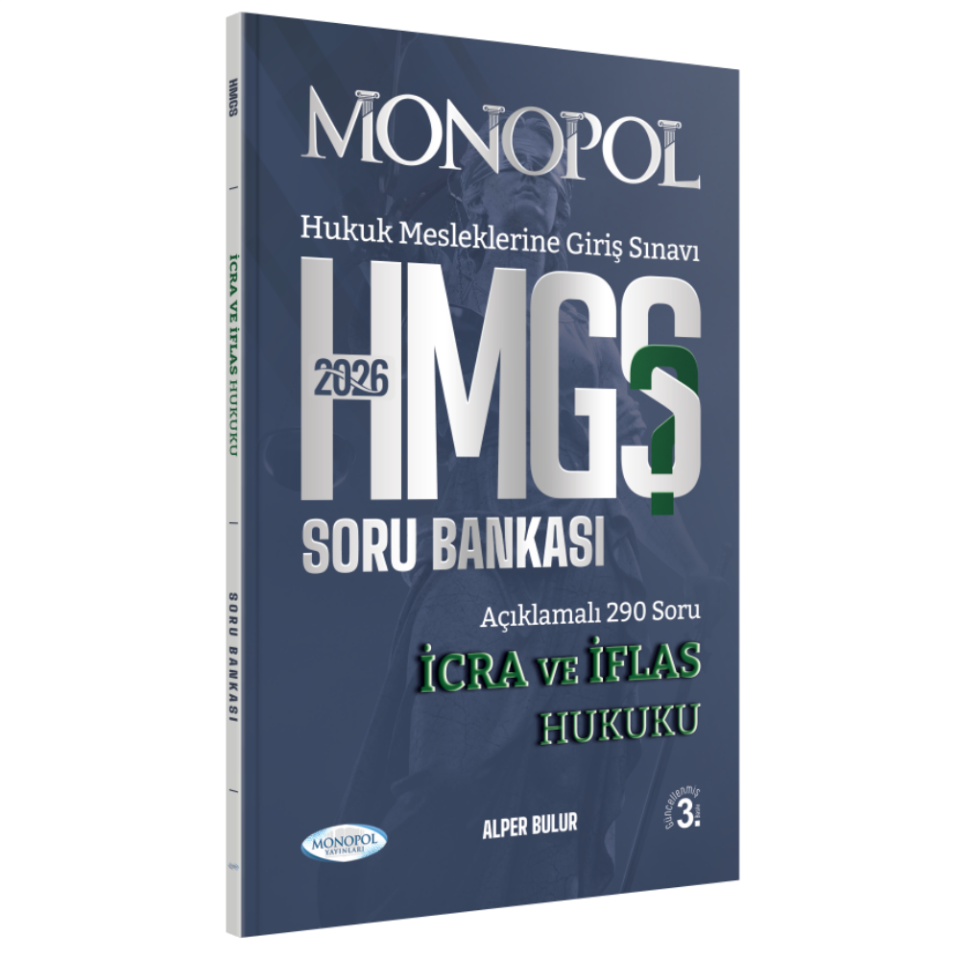 HMGS İcra ve İflas Hukuku Soru Bankası 3. Baskı Monopol Yayınları