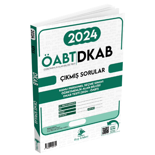 ÖABT MEB-AGS DKAB Din Kültürü Öğretmenliği 2024 Sınavı Çıkmış Sorular Çözümlü Dizgi Kitap Yayınları