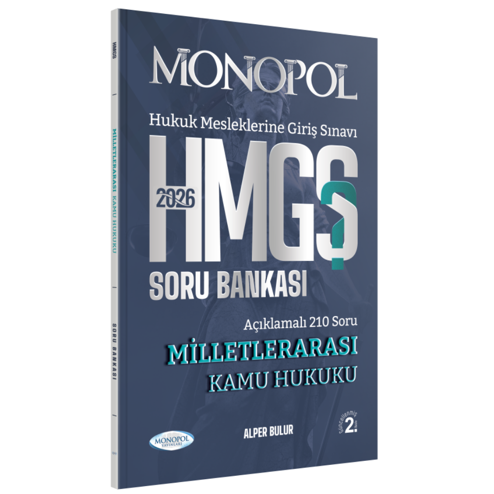 HMGS Milletlerarası Kamu Hukuku Soru Bankası Monopol Yayınları 2. Baskı