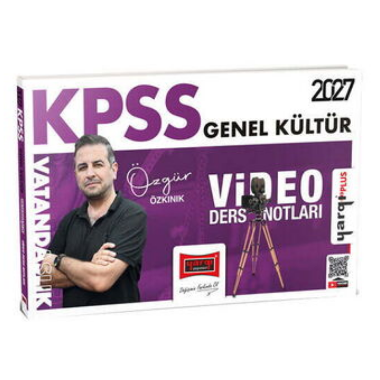 2027 KPSS Genel Kültür Vatandaşlık Video Ders Notları- Yargı Yayınları