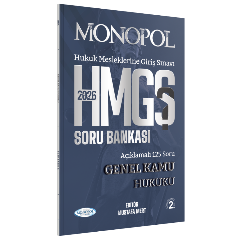 HMGS Genel Kamu Hukuku Soru Bankası 2. Baskı Monopol Yayınları