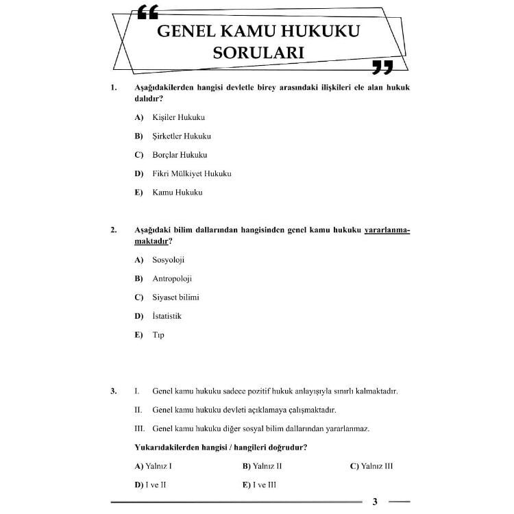 HMGS Genel Kamu Hukuku Soru Bankası 2. Baskı Şubat 2026