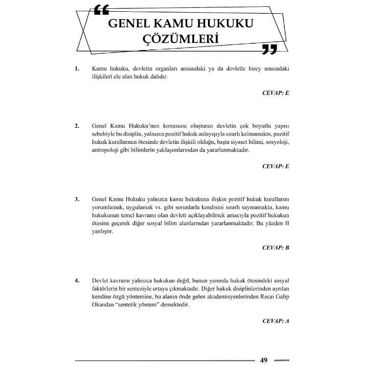 HMGS Genel Kamu Hukuku Soru Bankası 2. Baskı Şubat 2026