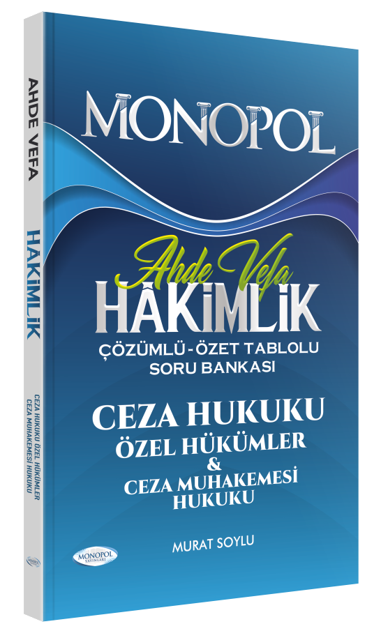 Ahde Vefa Ceza Hukuku Özel Hükümler ve CMK Monopol Yayınları