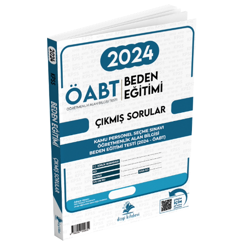 ÖABT MEB-AGS Beden Eğitimi Öğretmenliği 2024 Sınavı Çıkmış Sorular Çözümlü Dizgi Kitap Yayınları
