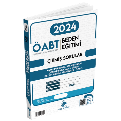 ÖABT MEB-AGS Beden Eğitimi Öğretmenliği 2024 Sınavı Çıkmış Sorular Çözümlü Dizgi Kitap Yayınları