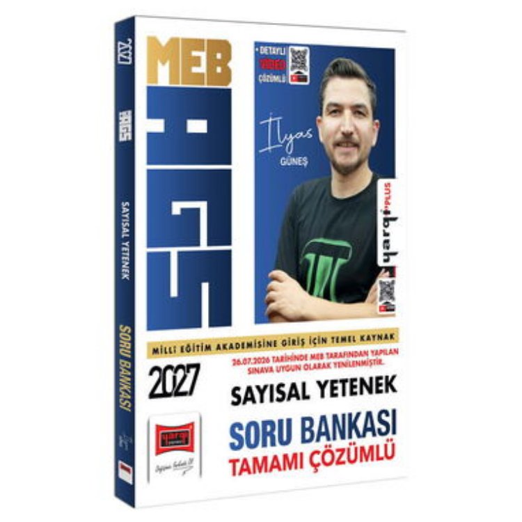 2027 MEB-AGS Sayısal Yetenek Tamamı Çözümlü Soru Bankası-Yargı Yayınları