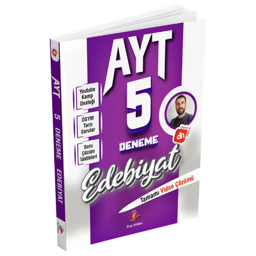 2026 Deniz Hoca AYT Edebiyat 5 Deneme Sınavı Dizgi Kitap Yayınları