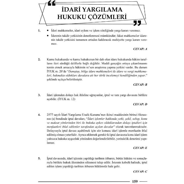 HMGS İdare Hukuku – İdari Yargılama Hukuku Soru Bankası 3. Baskı Monopol Yayınları