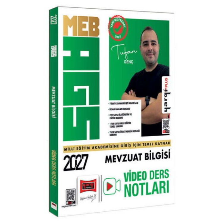 2027 MEB-AGS Mevzuat Bilgisi Video Ders Notları-Yargı Yayınları