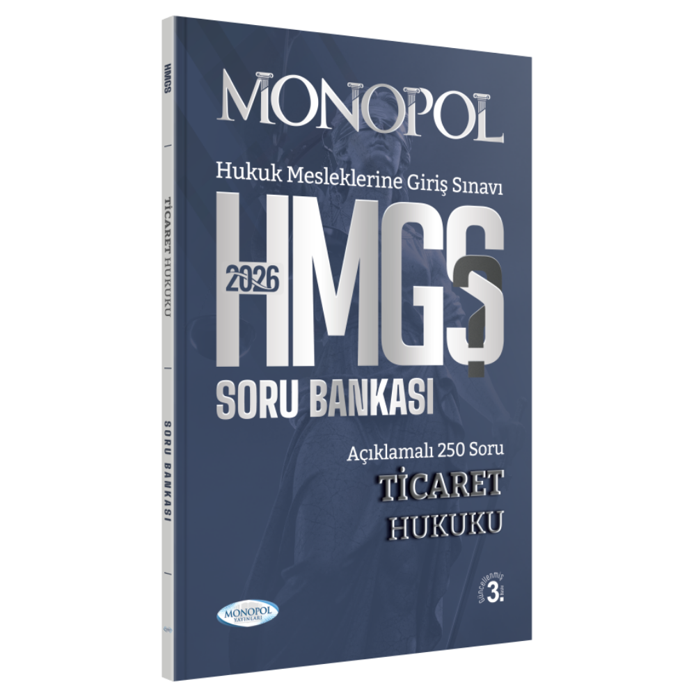 HMGS Ticaret Hukuku Soru Bankası 3. Baskı Monopol Yayınları