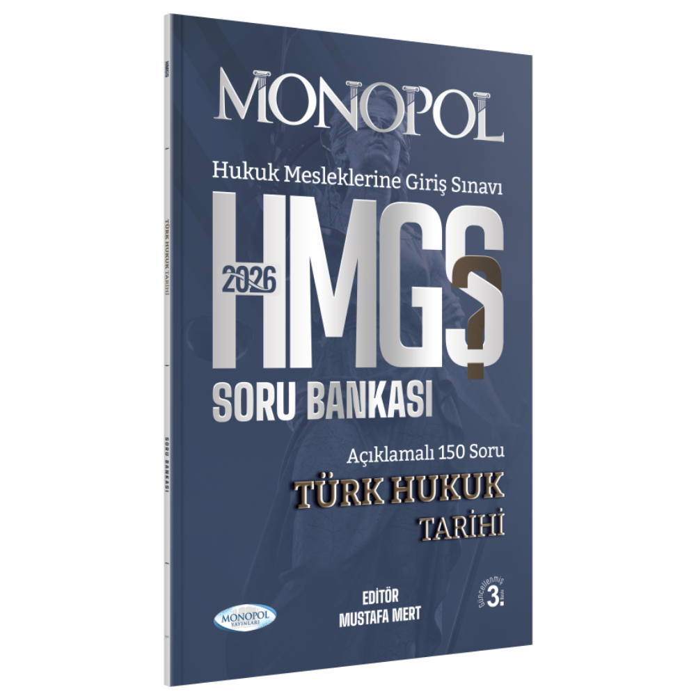 HMGS Türk Hukuk Tarihi Soru Bankası 3. Baskı Monopol Yayınları