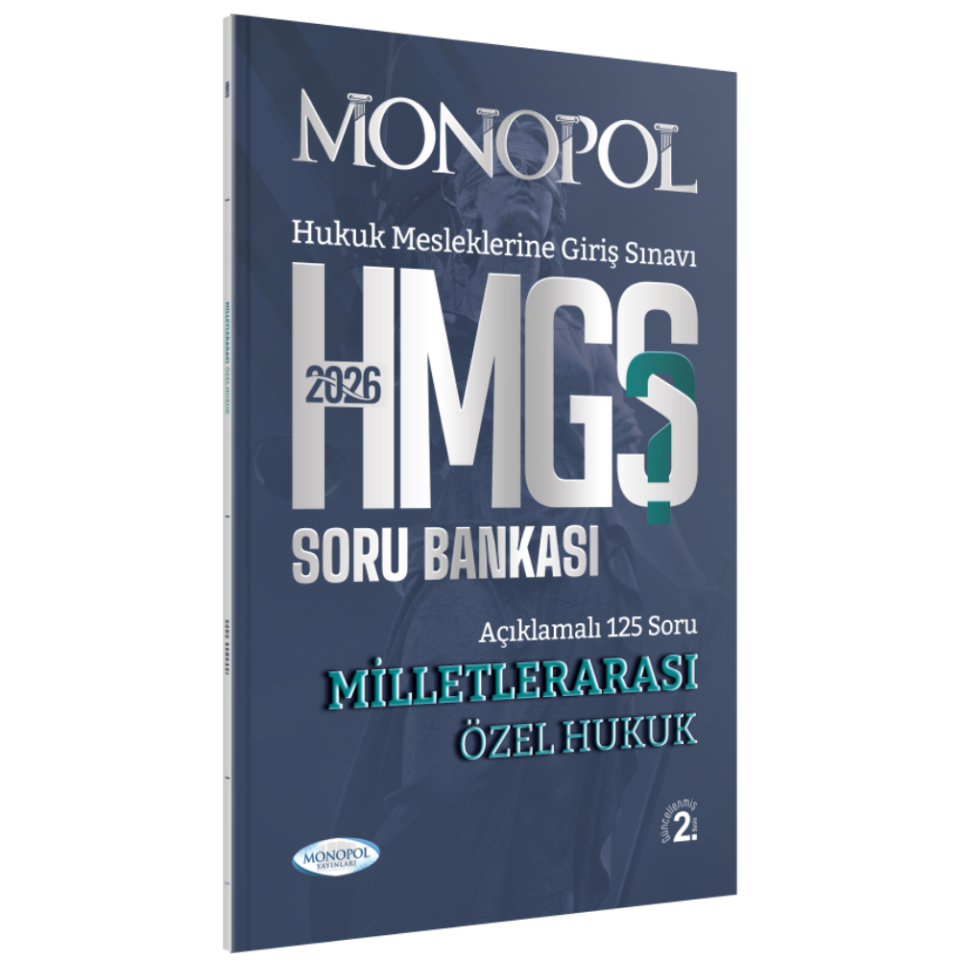HMGS Milletlerarası Özel Hukuk Soru Bankası 2. Baskı Monopol Yayınları