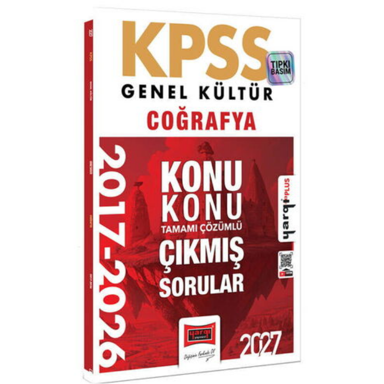 2027 KPSS Genel Kültür Coğrafya Konu Konu Tamamı Çözümlü 10 Yıl Çıkmış Sorular-Yargı Yayınları