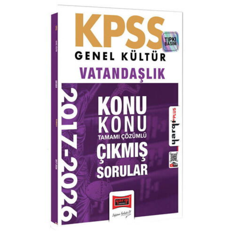 2027 KPSS Genel Kültür Vatandaşlık Konu Konu Tamamı Çözümlü 10 Yıl Çıkmış Sorular-Yargı Yayınları