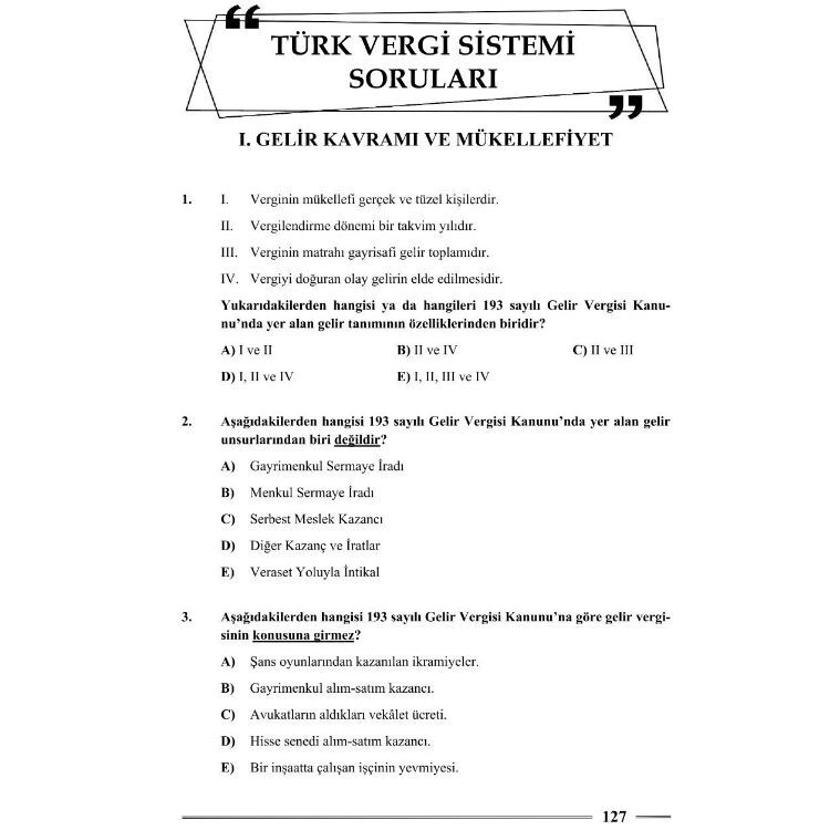 HMGS Vergi Hukuku – Vergi Usul Hukuku Soru Bankası 3. Baskı Monopol Yayınları