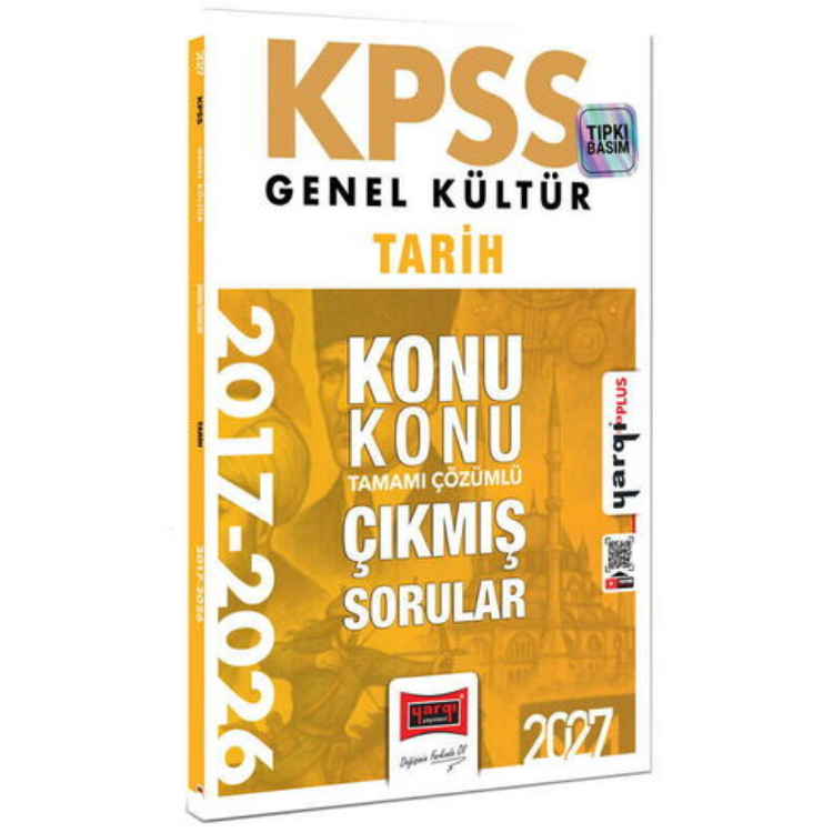 2027 KPSS Genel Kültür Tarih Konu Konu Tamamı Çözümlü 10 Yıl Çıkmış Sorular-Yargı Yayınları