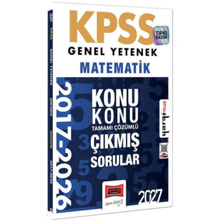 2027 KPSS Genel Yetenek Matematik Konu Konu Tamamı Çözümlü 10 Yıl Çıkmış Sorular-Yargı Yayınları