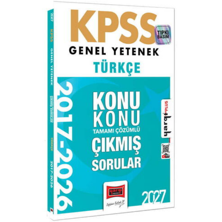2027 KPSS Genel Yetenek Türkçe Konu Konu Tamamı Çözümlü 10 Yıl Çıkmış Sorular-Yargı Yayınları