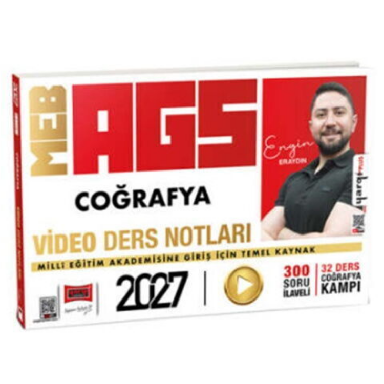 2027 MEB AGS Coğrafya Video Ders Notları 300 Soru İlaveli-Yargı Yayınları