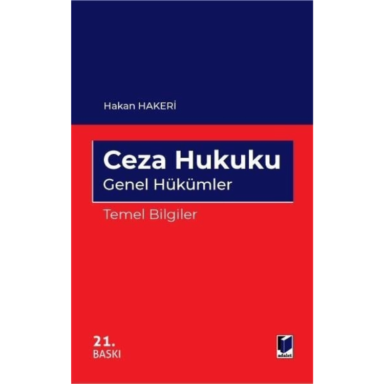 Ceza Hukuku Genel Hükümler Temel Bilgiler Adalet Yayınevi