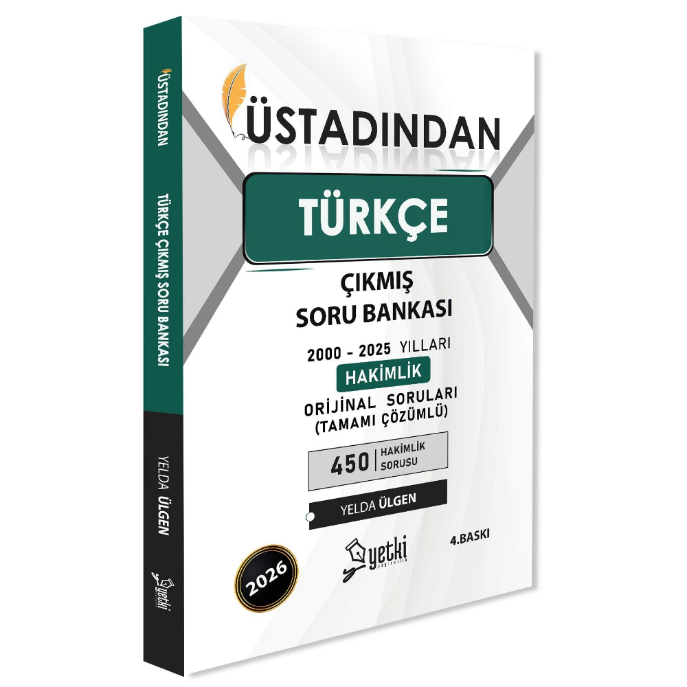 Üstadından Türkçe Çıkmış Soru Bankası 2026 - Yetki Yayınları