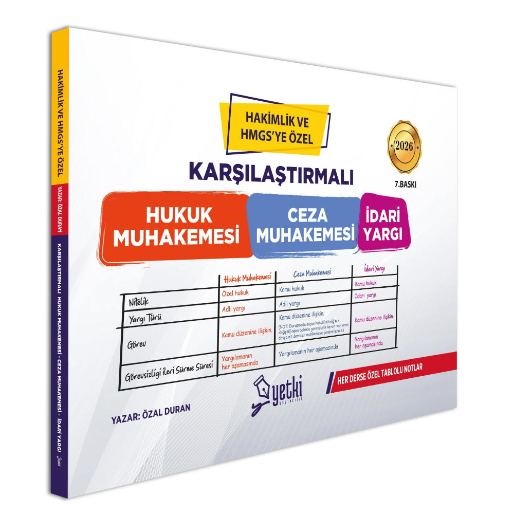 Karşılaştırmalı Hukuk 2026-Yetki Yayınları