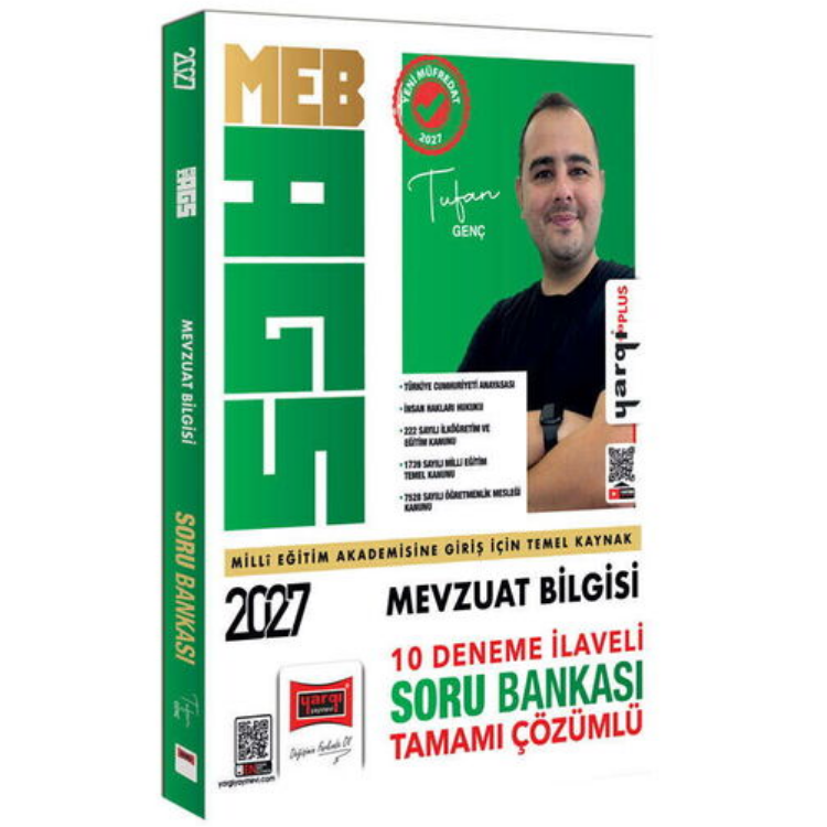 2027 MEB-AGS Mevzuat Bilgisi 10 Deneme İlaveli Tamamı Çözümlü Soru Bankası-Yargı Yayınları