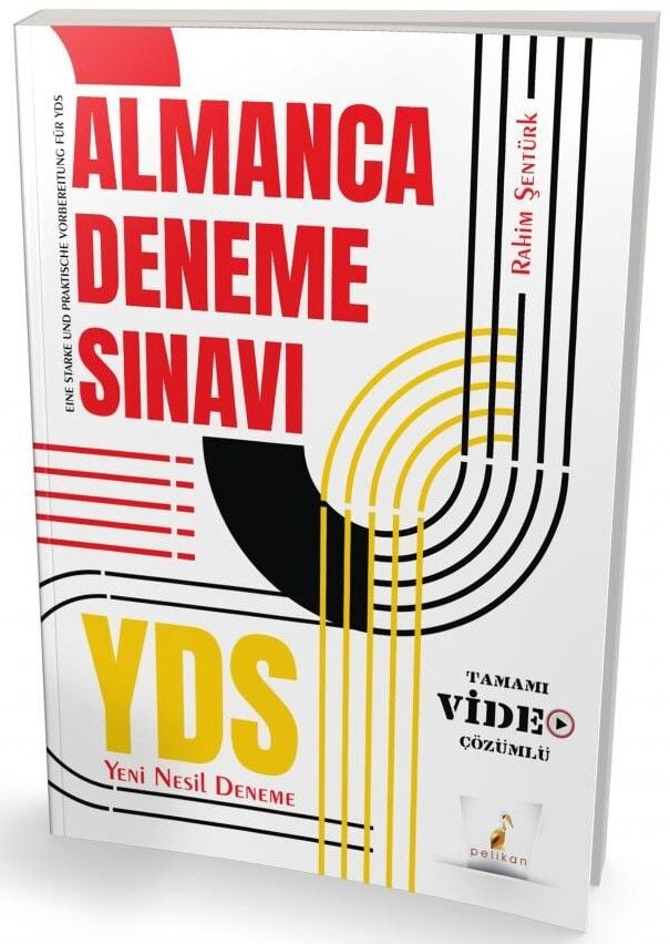 YDS Almanca Yeni Nesil Video Çözümlü Deneme Sınavı Pelikan Yayınevi