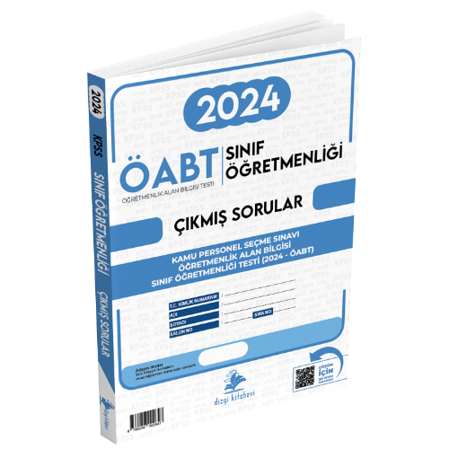 ÖABT MEB-AGS Sınıf Öğretmenliği 2024 Sınavı Çıkmış Sorular Çözümlü Dizgi Kitap Yayınları